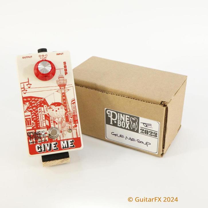 Pine-Box Custom Effects Give Me Soup Overdrive, Muziek en Instrumenten, Effecten, Gebruikt, Volume, Ophalen of Verzenden