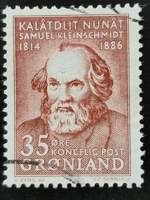 Groenland 1964 - Samuel Kleinschmidt, Timbres & Monnaies, Timbres | Europe | Scandinavie, Affranchi, Danemark, Enlèvement ou Envoi