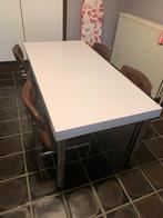 Eettafel met 4 stoelen, Rectangulaire, 50 à 100 cm, Enlèvement, 150 à 200 cm