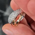 Diamond ring 18 karaat, Ophalen, Wit, Zo goed als nieuw, Met edelsteen