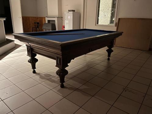 Charles TOULET 3-band tafel met leisteen en verwarming, Sport en Fitness, Biljarten en Poolen, Gebruikt, Overige typen, Ophalen