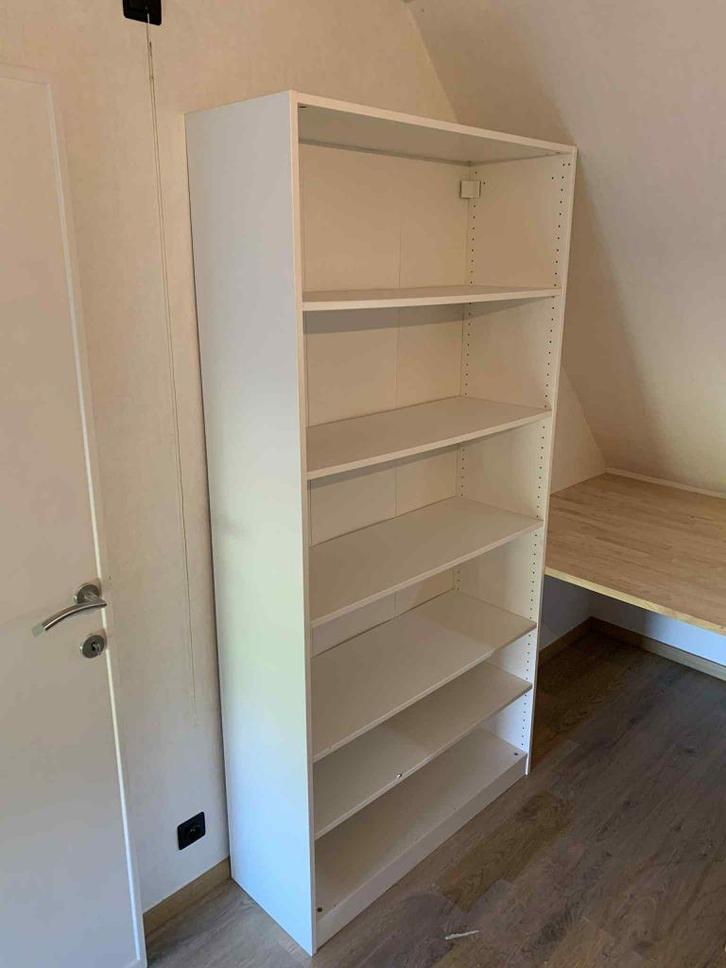 Boekenkast, Huis en Inrichting, Kasten | Boekenkasten, Gebruikt, 100 tot 150 cm, 200 cm of meer, 25 tot 50 cm, Met plank(en), Ophalen