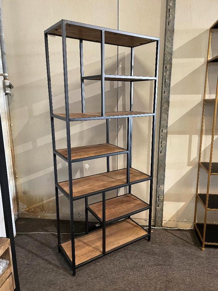 Étagère industrielle, Maison & Meubles, Armoires | Bibliothèques, Neuf, 100 à 150 cm, 200 cm ou plus, 25 à 50 cm, Avec tablette(s)