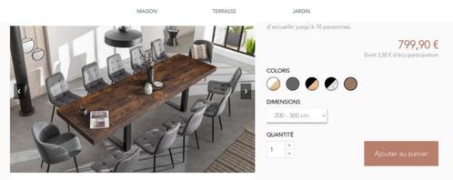 eetkamertafel, Huis en Inrichting, Tafels | Eettafels, Nieuw, 50 tot 100 cm, 200 cm of meer, Vijf personen of meer, Rechthoekig