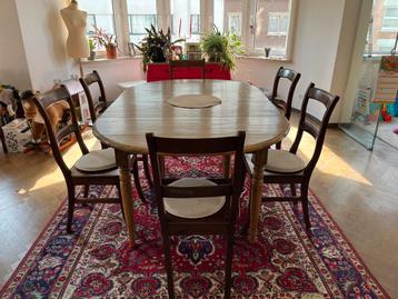 Houten uitschuifbare tafel 120x110-360 cm beschikbaar voor biedingen