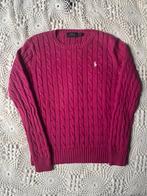 Ralph Lauren kabeltrui knit pull katoen - roze- M, Maat 38/40 (M), Ophalen of Verzenden, Zo goed als nieuw, Ralph Lauren