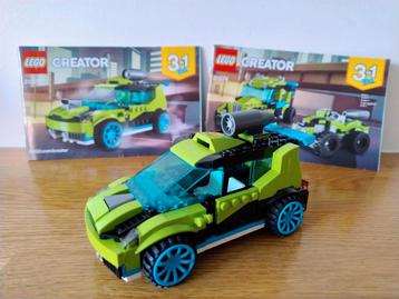 Lego Creator 3 in 1 Raket Rallyauto 31074 beschikbaar voor biedingen