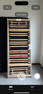 2x Lattenbodem 76 x 182 cm – verstelbaar, Huis en Inrichting, Ophalen, Gebruikt, Eenpersoons, 190 cm of minder