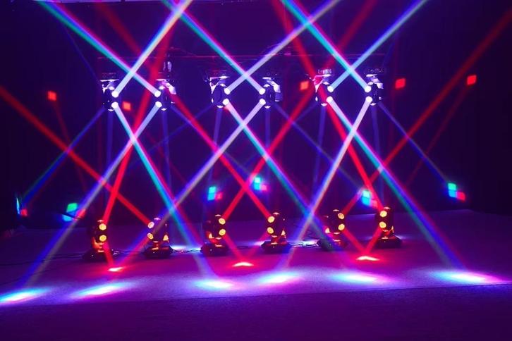 HALLOWEENPROMO Nieuwe First Class 6 x 80W Led Ufo Movinghead, Muziek en Instrumenten, Licht en Laser, Nieuw, Licht, Geluidgestuurd