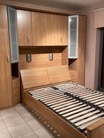 Chambre à coucher avec sommier à lattes, Maison & Meubles, Enlèvement, Comme neuf