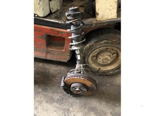 Schokdemperpoot links-voor van een Volkswagen Tiguan, Auto-onderdelen, Ophanging en Onderstel, Volkswagen, Gebruikt, 3 maanden garantie