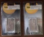 2 Yale paumellen links en rechts, Ophalen, Nieuw, Inox