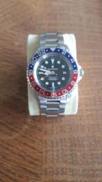 Steinhart GMT  bleu  rouge, Handtassen en Accessoires, Staal, Gebruikt, Staal, Polshorloge