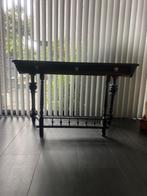Massief eiken wandtafel (donker bruin), Huis en Inrichting, Gebruikt, 100 tot 150 cm, Eikenhout, Antiek