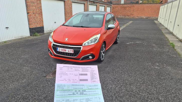 Peugeot 208 met keuring voor verkoop, Auto's, Peugeot, Bedrijf, Benzine, Euro 6, Cabriolet, Handgeschakeld, Ophalen