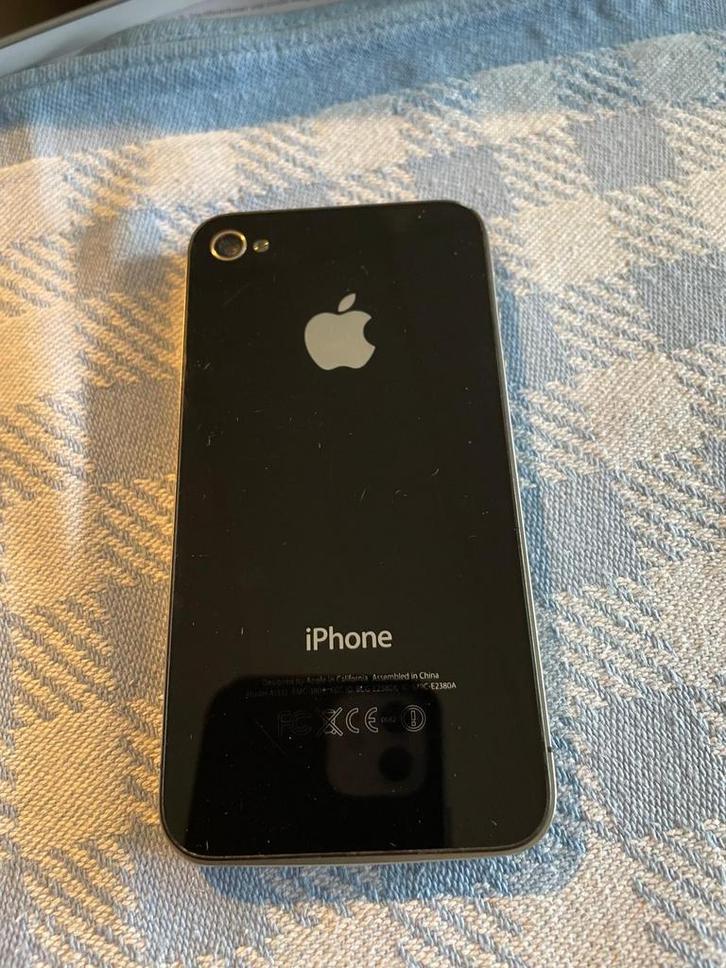 Apple iPhone 4 - noir - fonctionne parfaitement, Télécoms, Téléphonie mobile | Apple iPhone, Comme neuf, 8 GB, Sans abonnement