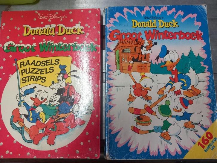 Donald Duck groot winterboek (13 stuks), Boeken, Stripverhalen, Gelezen, Meerdere stripboeken, Ophalen of Verzenden