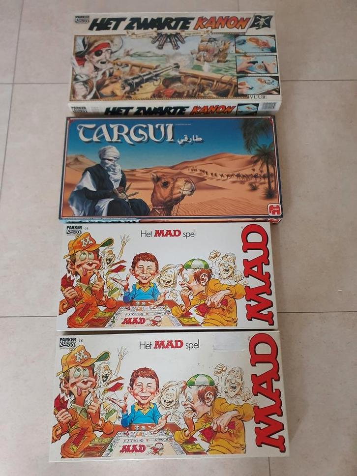Jaren 80 gezelschapsspellen, Hobby en Vrije tijd, Gezelschapsspellen | Bordspellen, Zo goed als nieuw, Ophalen of Verzenden