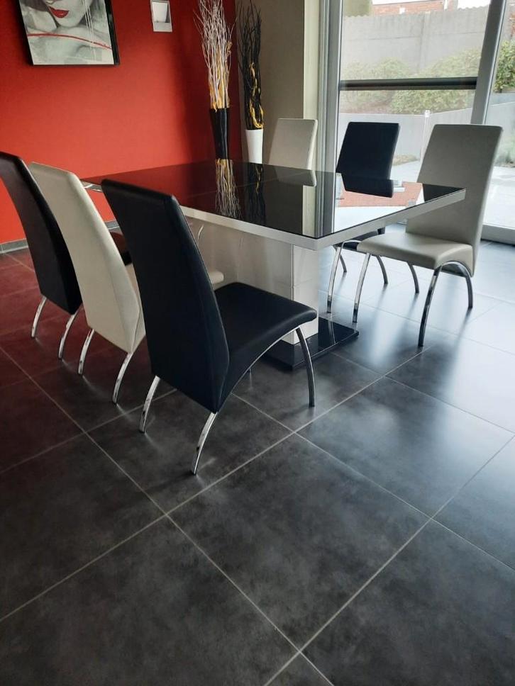 Eettafel, Huis en Inrichting, Tafels | Eettafels, Zo goed als nieuw, 50 tot 100 cm, 200 cm of meer, Vijf personen of meer, Rechthoekig