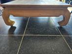 Opiumtafel in eik 110x110, Huis en Inrichting, Tafels | Salontafels, Ophalen, Gebruikt