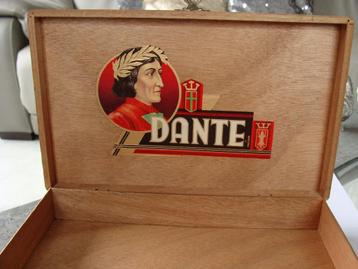 ancienne boîte cigare en bois, Dante Impériales,, Collections, Enlèvement ou Envoi, Comme neuf, Boite à tabac ou Emballage