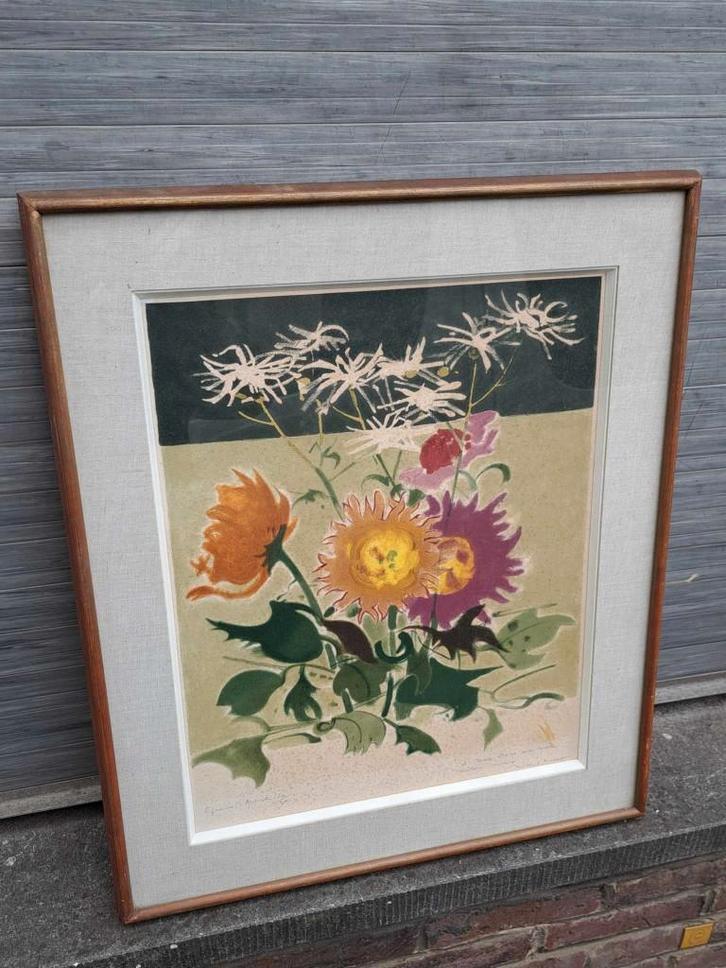 eau forte epreuve d artiste signe michel rodde, Antiek en Kunst, Kunst | Etsen en Gravures, Ophalen of Verzenden