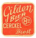 bierviltje Gildenbier - Cerckel Diest, Utilisé, Enlèvement ou Envoi