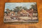 Vintage blikken doos, Verzamelen, Blikken, Ophalen of Verzenden, Gebruikt, Koek(jes), Overige merken
