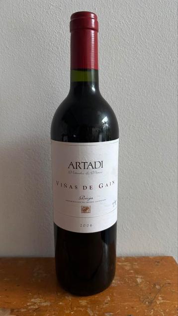 Artadi wijn, wijnfles, Vinas De Gain, uit 2006 beschikbaar voor biedingen