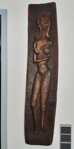 Houtsnijwerk vrouwenfiguur, Antiek en Kunst, Kunst | Beelden en Houtsnijwerken, Ophalen