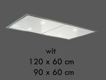 Plafond dampkap afzuigkap 120x60 of 90x60 cm - afz 1000 m³/h