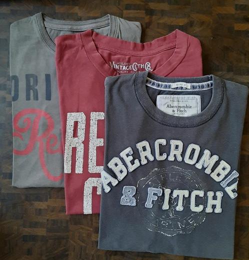 LOT de 3 T.SH. de MARQUES -Hommes- T. SMALL, Vêtements | Hommes, T-shirts, Porté, Taille 46 (S) ou plus petite, Gris, Enlèvement ou Envoi