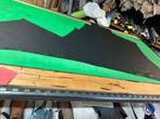 Zwarte kleur leer lap 1.3 mm dikte soepel en glad A-40, Ophalen of Verzenden