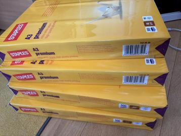 4 paquets de papier d'impression STAPLES A3 de qualité su, Enlèvement ou Envoi, Neuf
