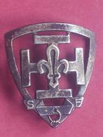 Scoutisme français : insigne en argent des scouts de France, Collections, Scoutisme, Emblème, Broche ou Badge, Utilisé, Envoi