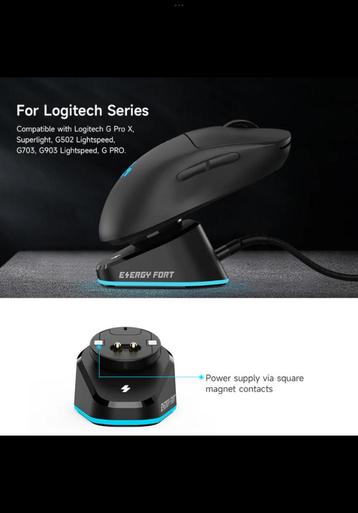 Oplader voor Logitech draadloze muizen disponible aux enchères