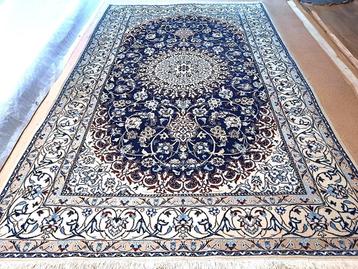 Fijn Geknoopt (Nain) tapijt- 255x163cm- wol & zijde Uit Iran beschikbaar voor biedingen