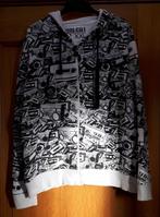 Coolcat - Heren vest rits capuchon - wit/zwart - maat XXL, Verzenden, Zwart, Overige maten, Coolcat
