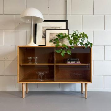 - Vintage vitrinekast, eiken, Deens - beschikbaar voor biedingen