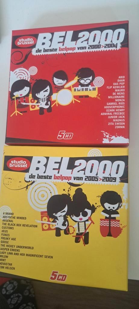 Studio Brussel Belpop 2000 5cd  2000>2004 + 5cd 2005>2009, Verzamelen, Tijdschriften, Kranten en Knipsels, Ophalen of Verzenden