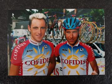 Photo Steve De Wolf et Peter Farazijn - Cofidis, Envoi, Neuf, Affiche, Image ou Autocollant