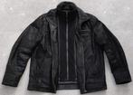 lederen jas heren, Kleding | Heren, Jassen | Winter, Zwart, Maat 56/58 (XL), Ophalen of Verzenden, Donar