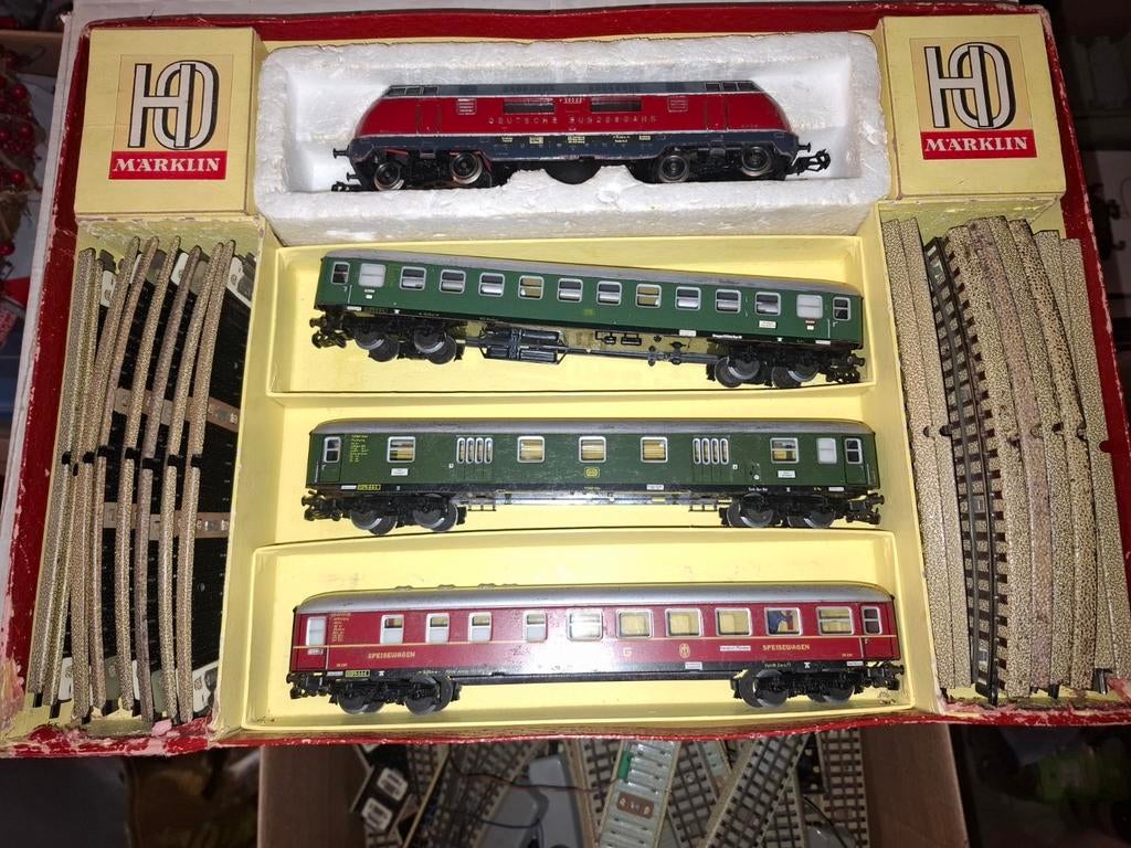 Marklin 3121 set jaren 50 ho, Hobby en Vrije tijd, Modeltreinen | H0, Rails, Ophalen of Verzenden