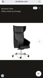 Chaise de bureau en cuire - Business Class Emmegi, Maison & Meubles, Enlèvement, Comme neuf, Chaise de bureau
