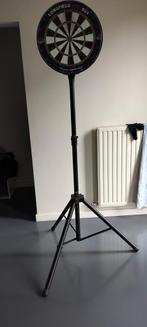Darts standaard plus houten darts plaat + oche, Ophalen, Zo goed als nieuw