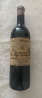 1 fles Pomerol 1971 + 2 flessen Bordeaux, Verzamelen, Ophalen of Verzenden, Frankrijk, Rode wijn