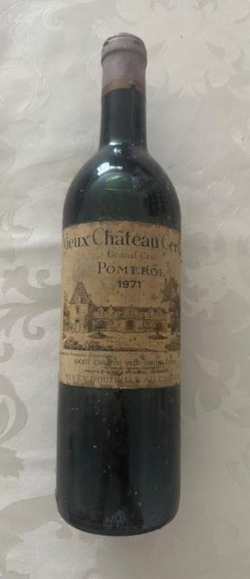 1 fles Pomerol 1971 + 2 flessen Bordeaux beschikbaar voor biedingen