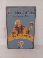 Plaque en métal St Bernardus, Collections, Marques de bière, Envoi