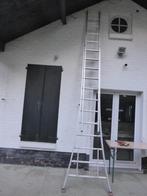 professionele alu ladder solide 2 x 12 treden, Doe-het-zelf en Bouw, Ladders en Trappen, Ophalen, Gebruikt, Ladder, Opvouwbaar of Inschuifbaar
