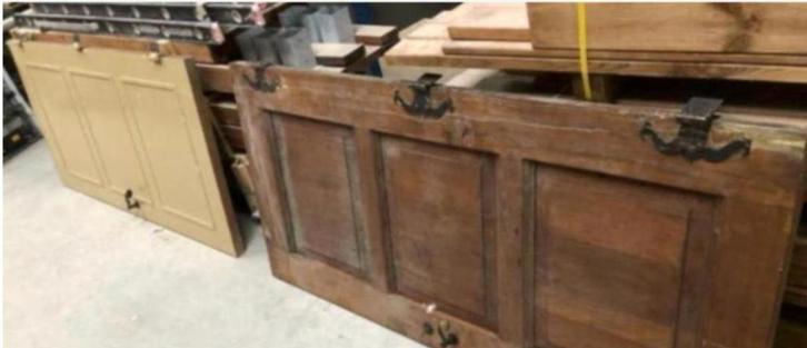 antieke eiken panelen / kasteeldeuren, Doe-het-zelf en Bouw, Deuren en Vliegenramen, Gebruikt, Hout, Ophalen